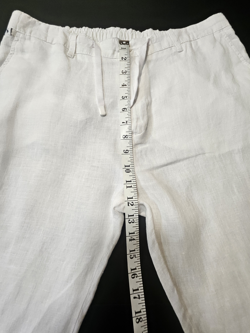 Polo Ralph Lauren Pants White Drawstring Tapered Men Size W33 L34 (Fits Like 29) - Picture 16 of 16